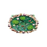 Pond 3D Wall Stickers Cracked Wall Effect Mural Decals Removal Floor Sticker Wall Art Decor