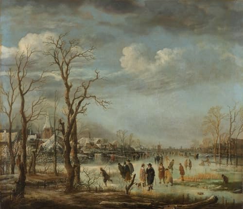 Peinture pour décoration salon : sublimez un mur vide avec ce paysage d'hiver