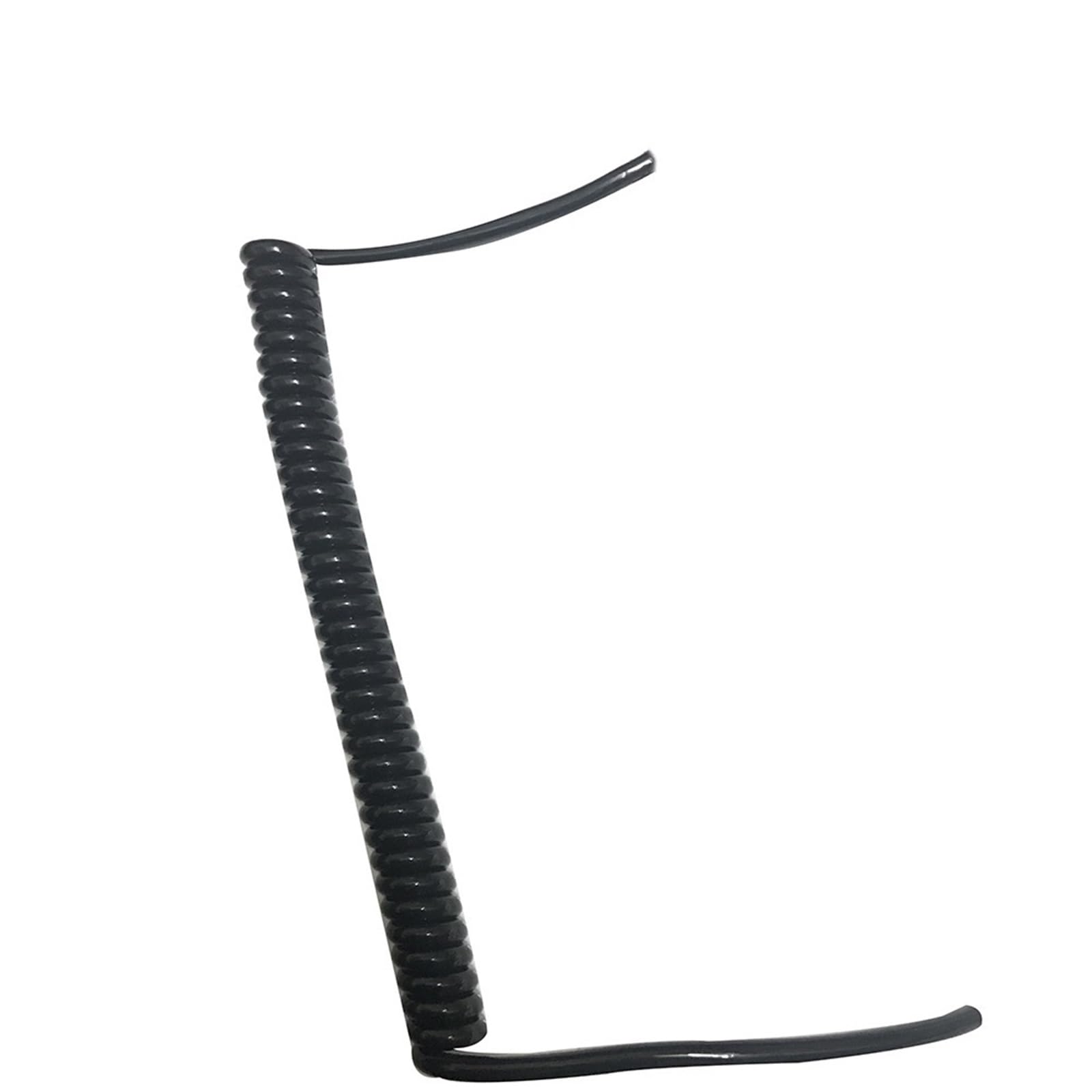 Kabel spiralny sprężynowy spiralny kabel spiralny 2 rdzenie teleskopowa linia zasilająca 0,75 mm kwadratowy przewód sprężynowy kabel spiralny AC zwijana cewka