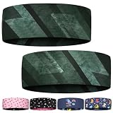 AUYAO Sport Stirnband Mädchen Jungen Atmungsaktives Schweißband Stirn Schnelltrocknendes Haarband Stirnband Laufen Unisex Schweißband Sport Stirnbänder für Joggen Fahrrad Fitness Yoga Tennis Schwarz