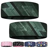 AUYAO Sport Stirnband Mädchen Jungen Atmungsaktives Schweißband Stirn Schnelltrocknendes Haarband Stirnband Laufen Unisex Schweißband Sport Stirnbänder für Joggen Fahrrad Fitness Yoga Tennis Schwarz