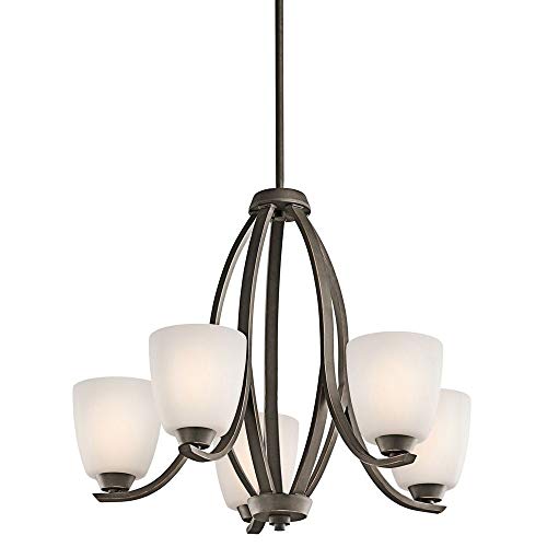 Kichler 42557OZ Granby Chandelier 5-Light, Olde Bronze
