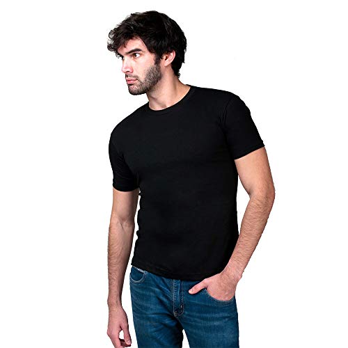 Kit com 3 Camisetas Básicas Masculina Algodão (Colors, G)