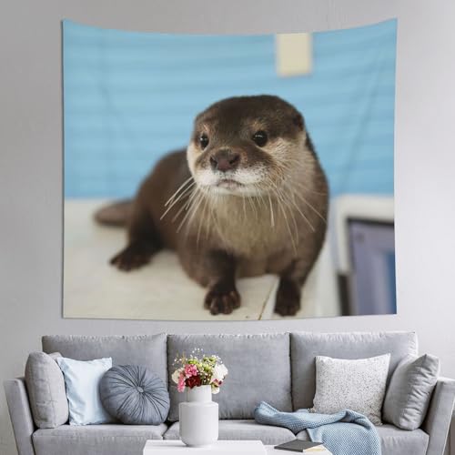 Tapiz de pared de nutria EdWal de 152x130 cm: la solución perfecta para renovar tu salón