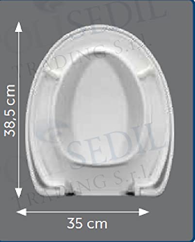 Sedile termoindurente td16 con cerniere inox