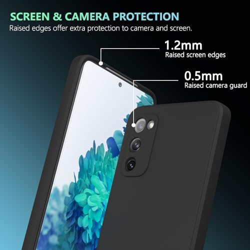 Image of for Samsung Galaxy S20 FE Case Black, Scratch Resistant with Soft Touch, Slim Thin Phone Cover for Samsung Galaxy S20 FE