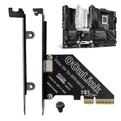 Tarjeta de expansión PCIe - Tarjeta de interfaz 4.0, conector U.2 externo, acelerador de rendimiento gráfico que aumenta el ancho de banda, integridad de señal estable | Escritorios personalizados | Ya disponible en tu tienda friki favorita! En mundofriki.es!