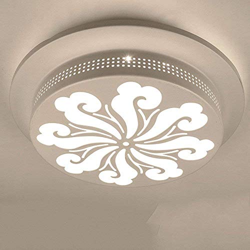 Plafonnier extérieur LED circulaire 12W GZZ Deng en acrylique pour couloir et salon