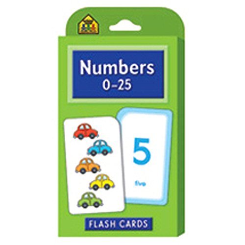 Numbers 0-25 Flash Cards (Set of 56) [Set of 3]
