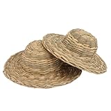 chapeau de paille maison michel Mini chapeau pour loisirs créatifs – les éléments sont fabriqués en paille, résistante et durable, pour décorer