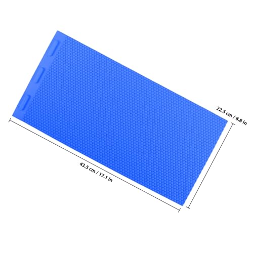 Moule en silicone pour feuille de cire d'abeille bleu flexible - 3