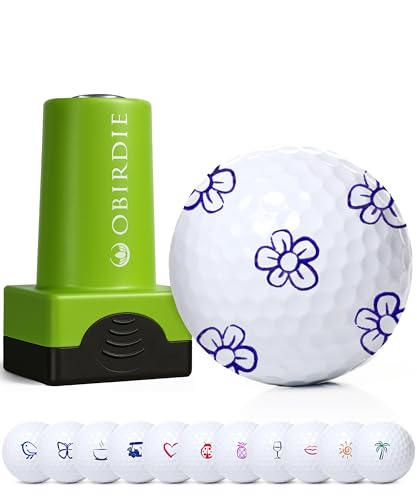 Obirdie Self-Inking Golf Ball Stamp | Chic & Fun Golf Ball Stamper |...