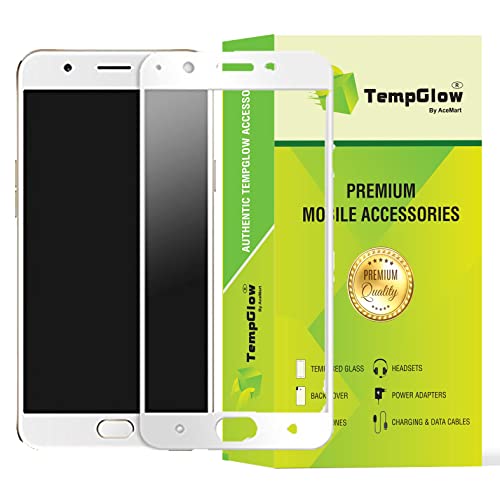 Image of Screen Protector for Oppo F1S / A59 / A59s (White) Tempered Glass Edge-to-Edge 6D Screen Guard With Installation Kit