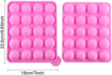 CCINEE Silicone Lolipops Stick Mould Muffins Cupcakes Mould for Lollipop Cake Baking Candy Making