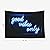 Decorative Wall Tapestry,Musesh Good Vibes Only Words in Neon Light for Bedroom Living Room Outdoor 80X60 Inch