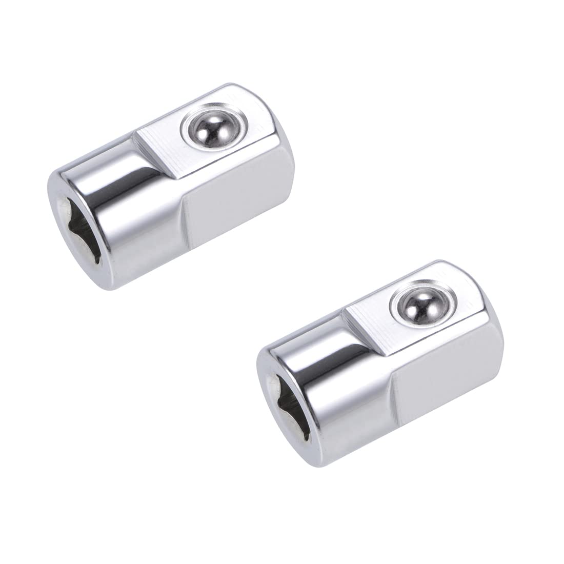 2 Adattatori Da 1/4" Femmina A 1/2" Maschio - In Acciaio Cromato | Per Chiavi E Cricchetti - Foto 4