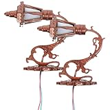 iplusmile 建築模型用ミニチュアランプ 耐久性ガーデンライトモデル 砂テーブル庭園装飾 屋内外ディスプレイ用 2個セット