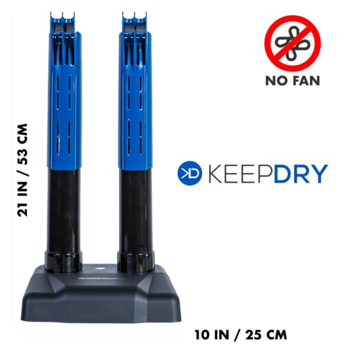 KEEPDRY Quiet Boot Dryer - Fanless, Energy-Efficient Shoe Dryer for Outdoor Enthusiasts - Warm & Dry Safely while Reducing Odors - ETL Certified