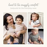 Burt’s Bees Baby Unisex Baby Bodysuits, 5-Pack Short & Long Sleeve One-Pieces, 100% Organic Cotton — image 4
