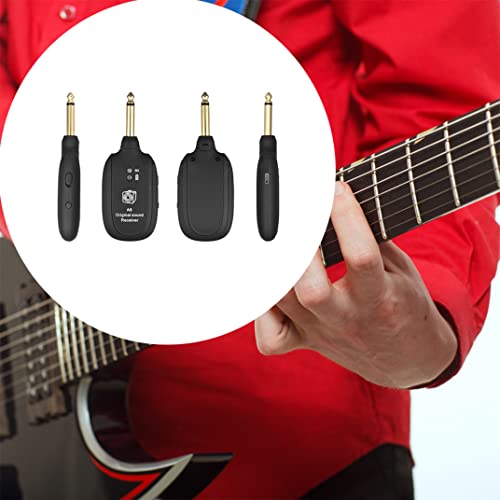 PRO Draadloos Gitaarsysteem UHF Draadloze Gitaar Audio Zender Ontvanger Zwart 20Hz-20kHz voor Elektrische Gitaar Bass… - Image 7
