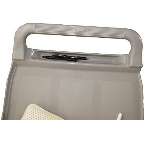 Crayata 3 Shelf Utility Cart, Mpc3Lg-G Multi-Purpose Rolling Cart With Heavy Duty Plastic Shelves And Oversized Wheels, Large (Gray) #TOP3