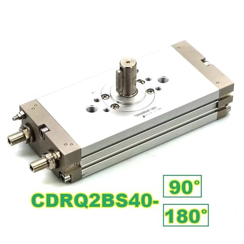 Cilindro neumático de aire compacto CRQ2 con sistema cremallera y piñón 7