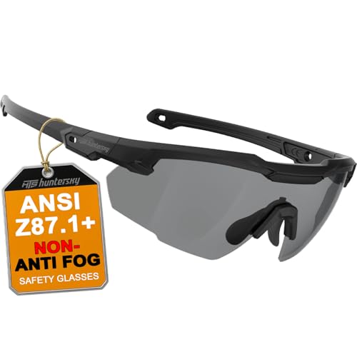 HTS HUNTERSKY Shooting Safety Glasses for Men Airsoft Hunting Riding Anti-Fog Military Grade Ballistic Tactical Eye Pro Range