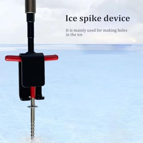 TANGPINGMAO Ice Auger Drill Adapter Ice Anchor Drill Adapter Heavy Duty Ice Fishing Anchors Tool Fit for 10mm Ice Nails Ice Fishing Auger for Winter Ice Fishing Tent Accessories Only Adapeter