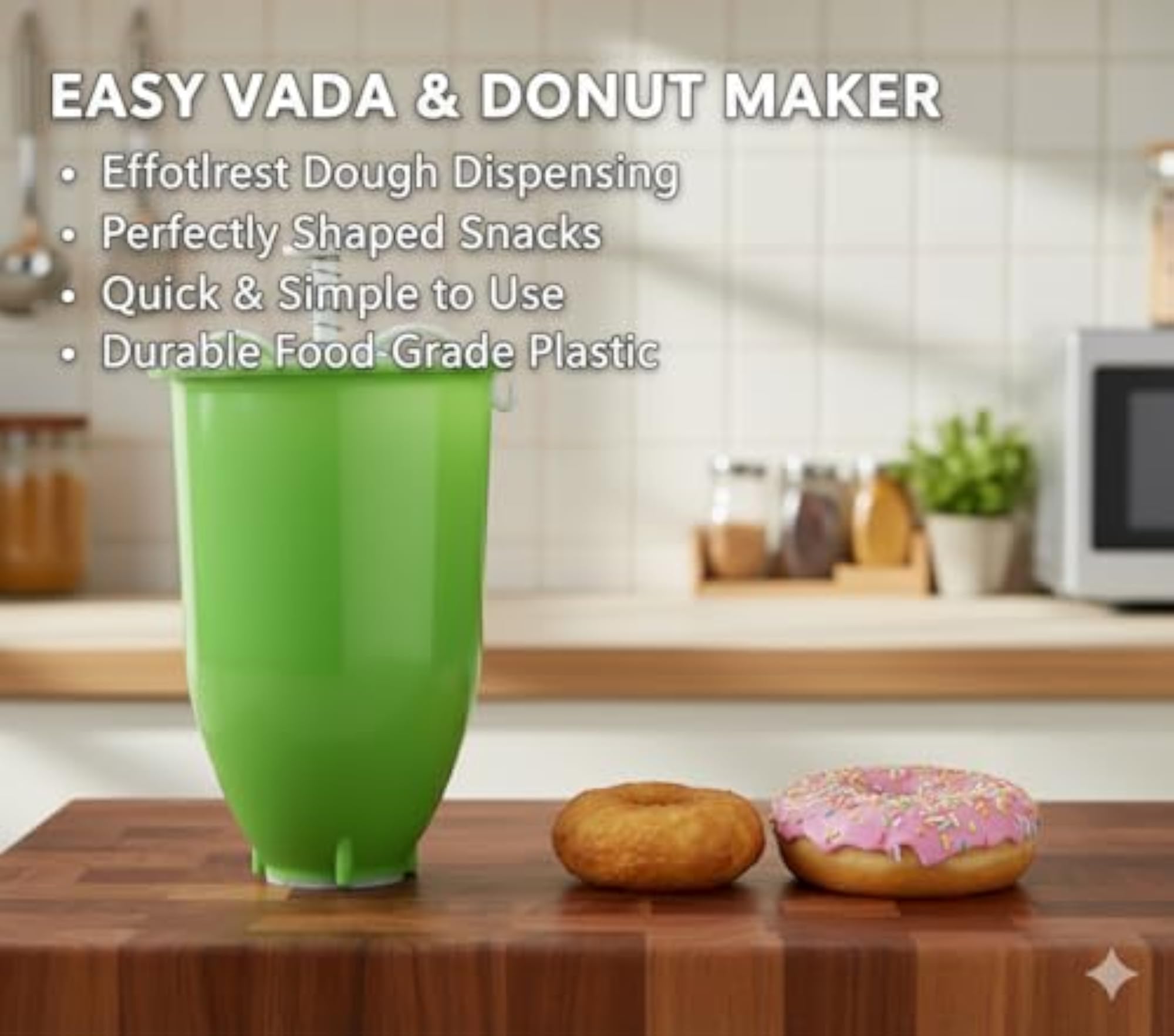 Manual Vada Maker Kitchen Tool for South Indian Snacks