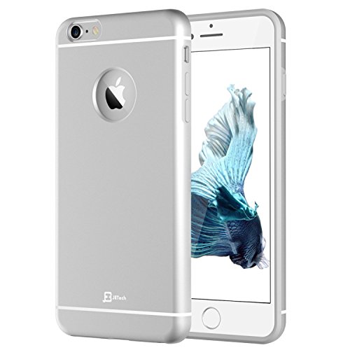 JETech Case for iPhone 6, TPU (Silver)