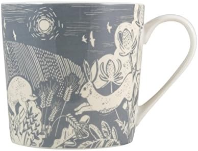 English Tableware Company Artisan Grey Hare Mug, 11.5 cm Diameter