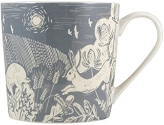 English Tableware Company Artisan Grey Hare Mug, 11.5 cm Diameter