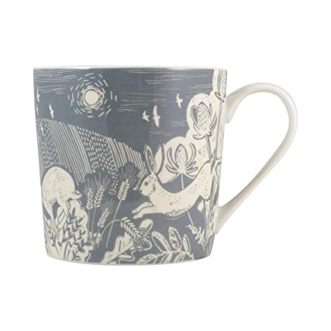 English Tableware Company Artisan Grey Hare Mug, 11.5 cm Diameter Cover