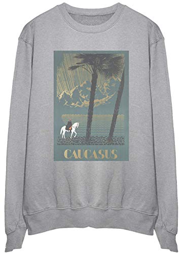 Sweat Caucasus Mountains Horse Rider pull idéal pour vos randonnées et soirées fraîches