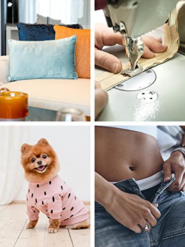 Nylon Zippers For Sewing, 20 Inch 50 Pcs Bulk Zipper Supplies In 20 Assorted Colors; By Mandala Crafts #TOP6