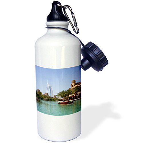 3dRose Dubai Madinat Jumeirah Water Bottle 21 oz