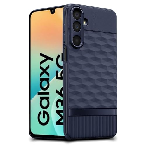 Image of Shockproof Case for Samsung Galaxy M36 5G / F36 5G | Full Camera Protection | TPU Flexible Back Cover for Samsung Galaxy M36 5G / F36 5G (Steel Blue)