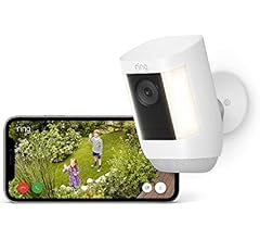 Ring Spotlight Cam Pro Battery | 2K Video with Ring Vision, 3D Motion Detection, Bird’s Eye View, LED Spotlights, DIY insta…