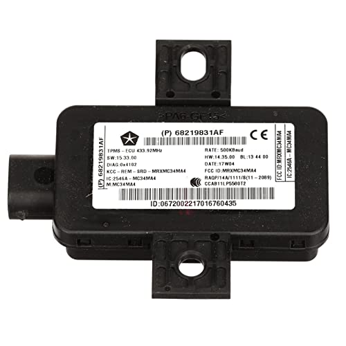 Module de surveillance de la pression des pneus sans fil avec capteurs internes pour auto