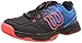 Produktbild Wilson Unisex KAOS JUNIOR QL Tennisschuhe Synthetik, Für alle Bodenbeläge, Alle Spielertypen, Blau/Schwarz/Rot, Gr. 37 2/3