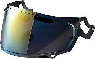 ナンカイ(NANKAI) バイク用 オリジナル プレミアムミラーシールド ARAI 【RX-7X/ ASTRAL-X/RAPIDE-NEO/XD/VECTOR-X/ASTRO-GX 対応】 VAS-V スモークベース/ミラーゴールド PMS104 南海部品