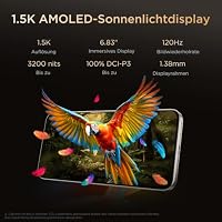 TCL P80 Ultra 5G Smartphone 50MP 3X Teleobjektiv NXTPAPER Display Blau Teleobjektiv, 1.5K AMOLED- & NXTPAPER-Display, 512GB ROM, 24GB erweiterter RAM, 5800mAh Akku (typ.), 45W Laden, Google Gemini – Ansicht 5