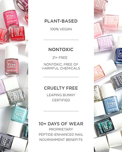 Toxic Free Nail Polish By 10+ Free Life - Pink Sand Beaches #TOP5