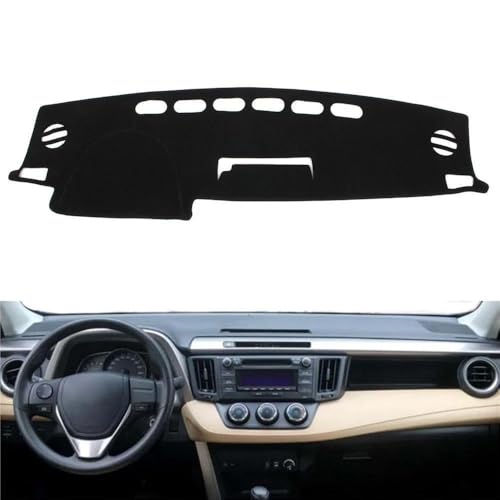 Alfombrilla para salpicadero Toyota RAV4 2013-2018 protector de salpicadero coche LHD 2
