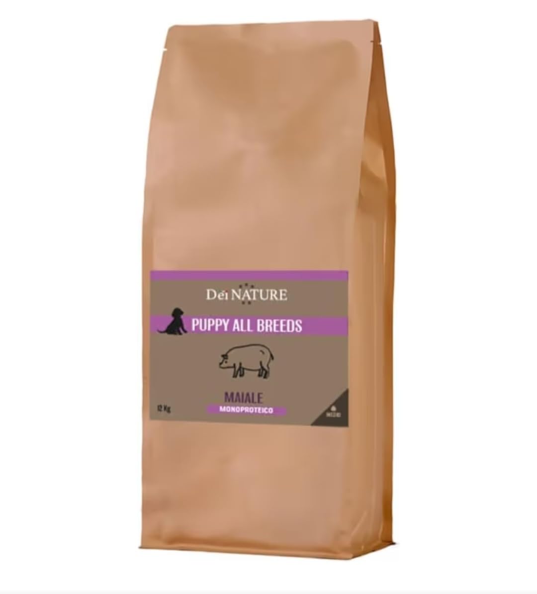 Krokiety dla szczeniąt, Monoprotein wieprzowy, wszystkie rasy, 12 kg