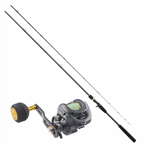 ★海上釣り堀お勧め！液晶付ベイト&リアドラグスピニング　美品2台セット！ ☆海上釣り堀お勧め！液晶付ベイト&リアドラグスピニング 美品2