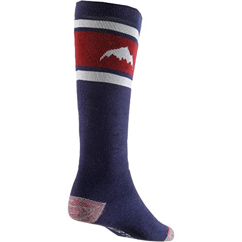 Burton Men's Weekend Midweight Snowboard Socks 2 Pack (Mood Indigo, Large (10.5-13.5)) #TOP3