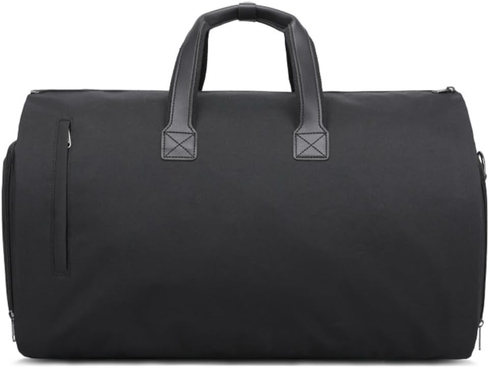 [Quirix] 旅行鞄、大容量、内胆隔壁、荷物鞄、乾湿分離、出張、アウトドア、収納整理、携帯、折りたたみ可能、多機能 (黒)