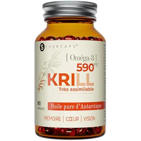 Huile de Krill SYNERCAPS 1180mg Cover