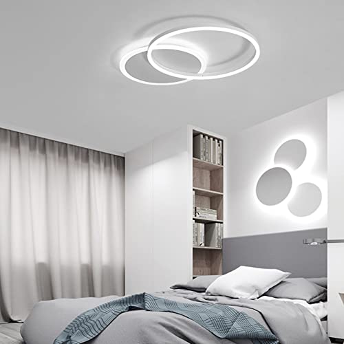 Plafonnier LED dimmable avec télécommande pour varier l'ambiance du salon